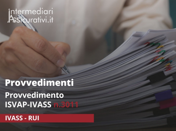 Provvedimento ISVAP-IVASS n 3011